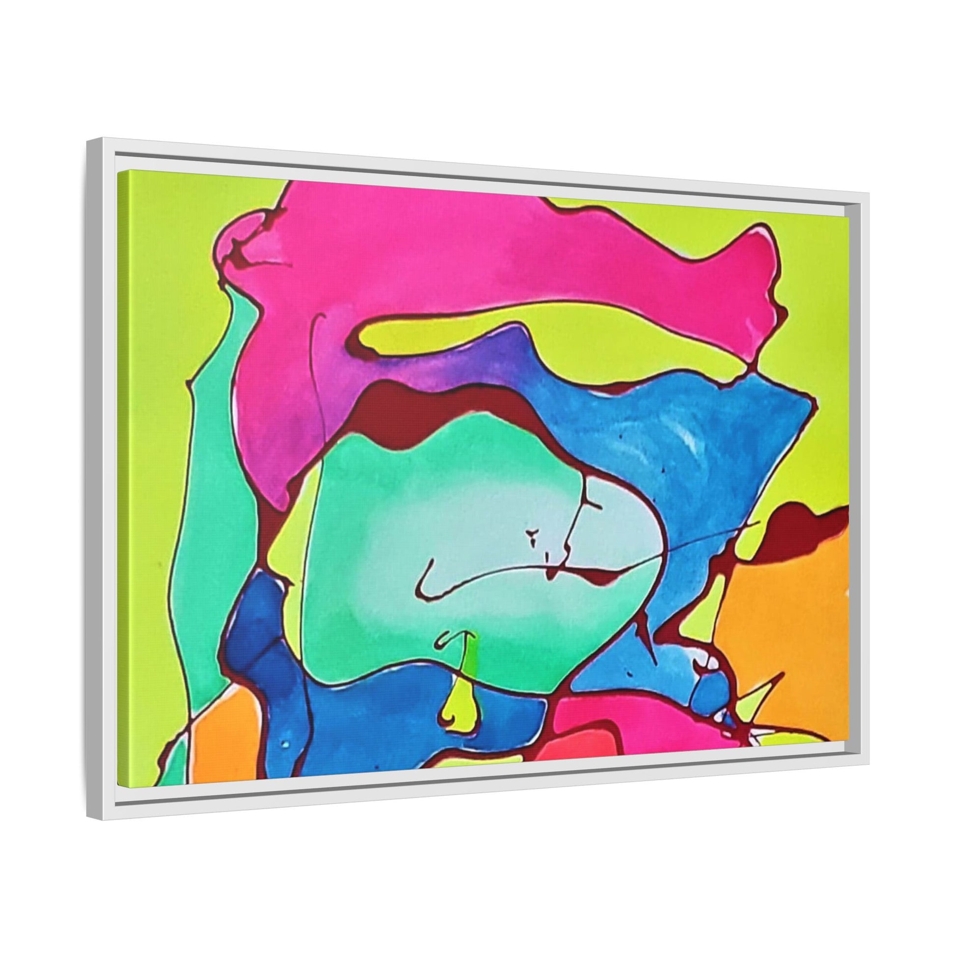 Kool Kid Matte Canvas Framed - Kia Day Design