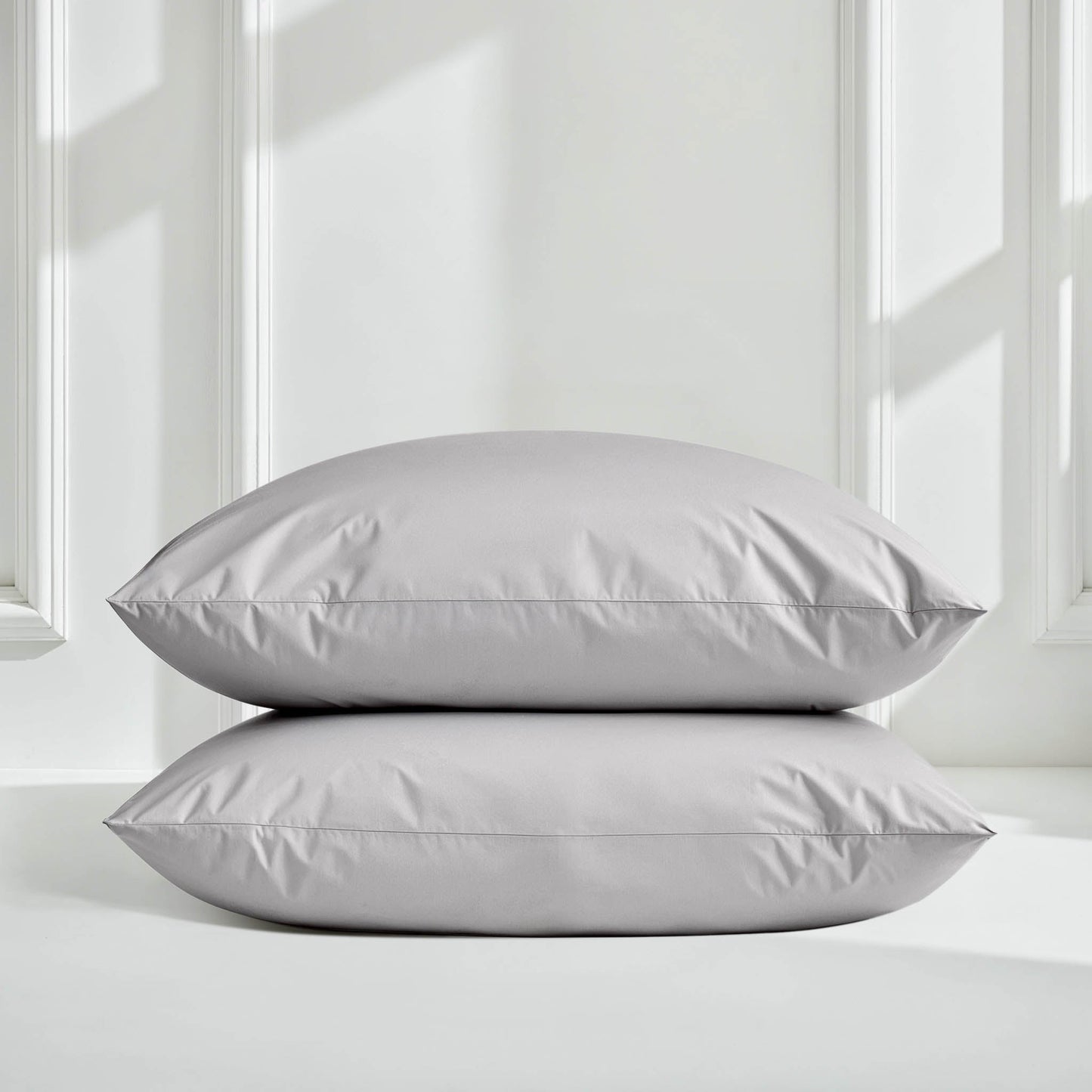 Luxe Australian Sateen Pillowcase Set - Light Gray (Old) - Home - Bed