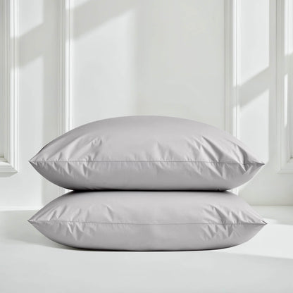 Luxe Australian Sateen Pillowcase Set - Light Gray (Old) - Home - Bed
