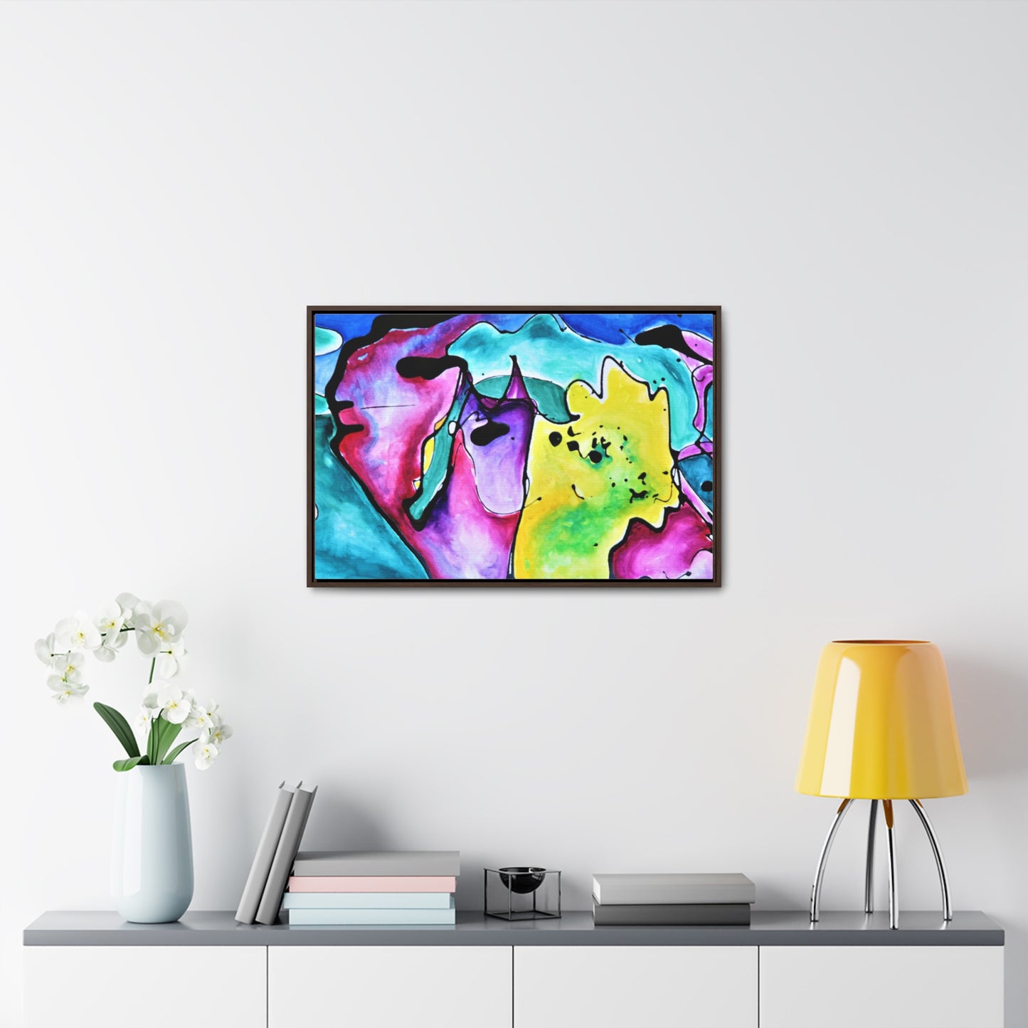 Cat Dog Gallery Canvas Wraps, Horizontal Frame