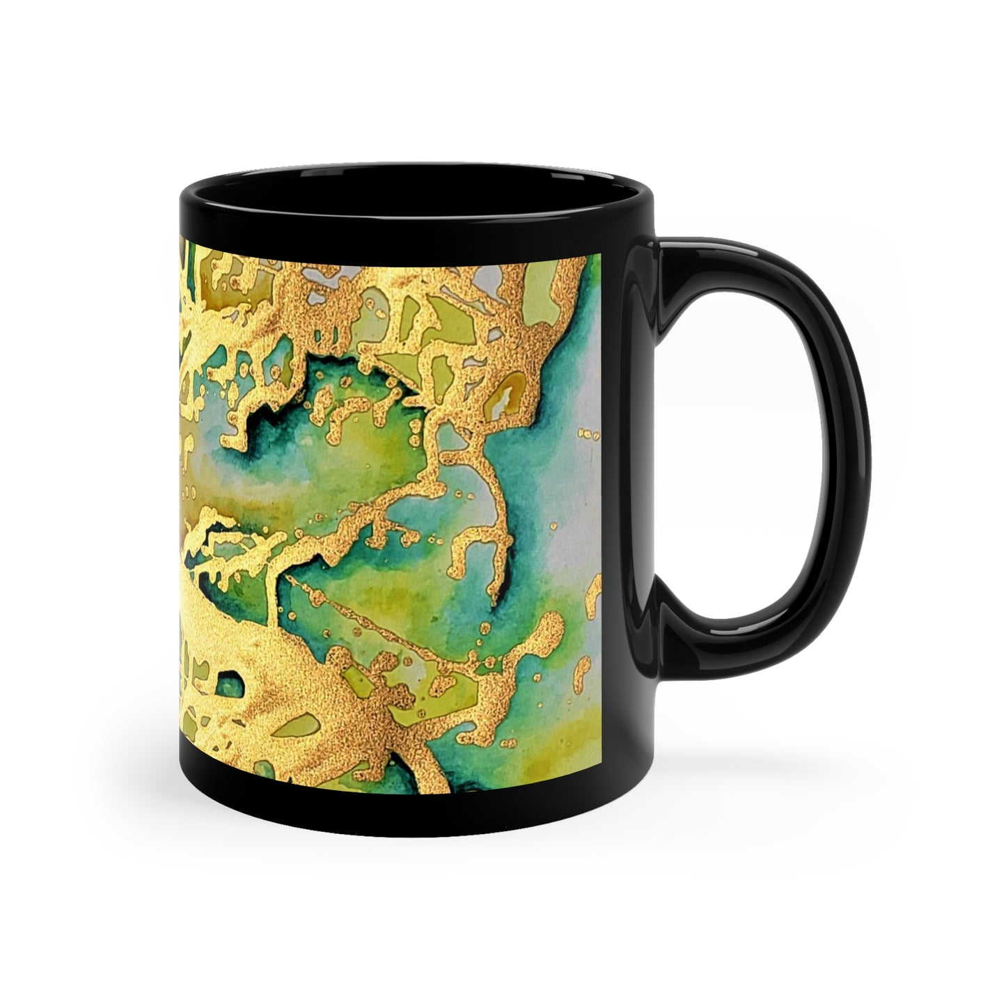 Acid Rain Black Coffee Mug, 11oz