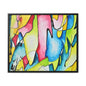 Blue Flame Gallery Canvas Wraps, Horizontal Frame 24″ x 20″ Black 1.25"