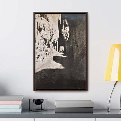 Tunnel at The Needles Gallery Canvas Wraps Vertical Frame 16″ x 24″ Premium Gallery Wraps (1.25″) Walnut