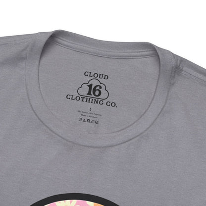 Smile Floral Womens T-Shirt - Positive Vibes Tee- Cloud 16 Clothing Co.- {{Product type}}