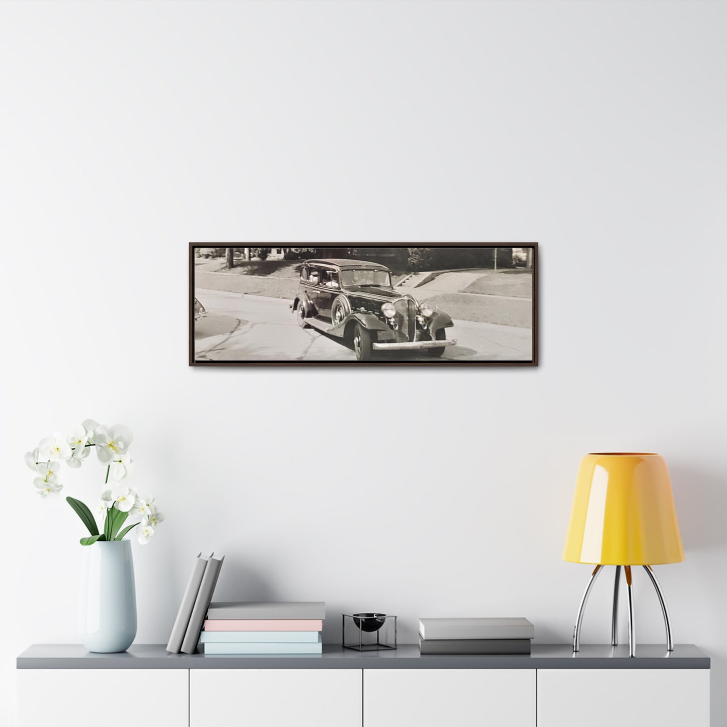 Classic Car Gallery Canvas Wraps, Horizontal Frame