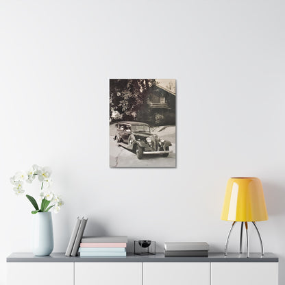 Classic Car Stretched Canvas 1.5" 18″ x 24″