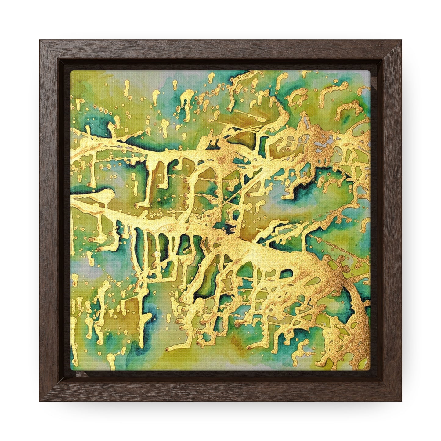 Acid Rain Gallery Canvas Wraps, Square Frame