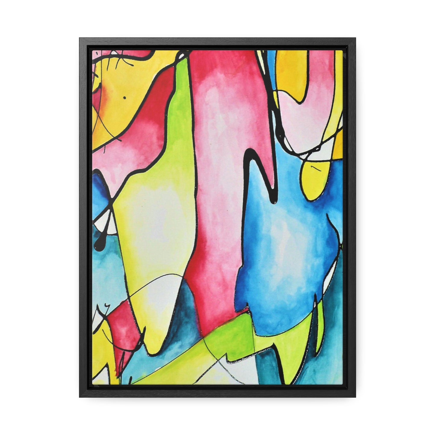 Blue Flame Gallery Canvas Wraps, Vertical Frame