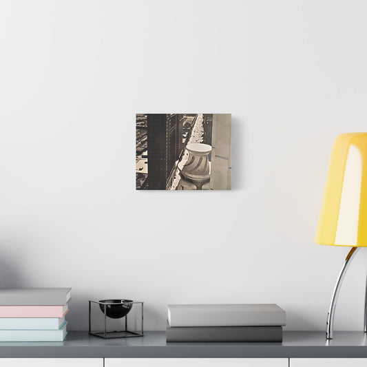 Michigan Ave Chicago Satin Canvas Stretched 10″ x 8″ (Horizontal) 1.5"