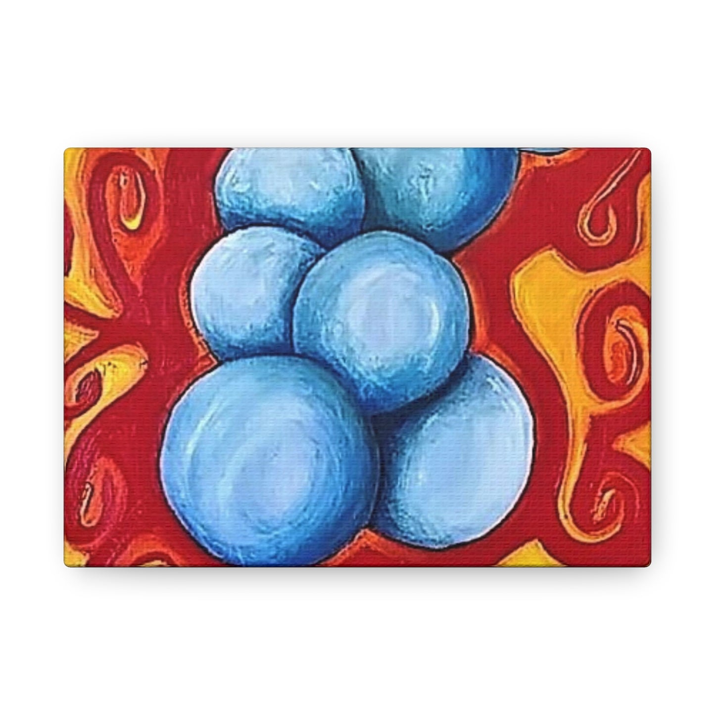 Blue Balls Canvas Gallery Wraps