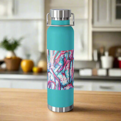 Pink Jellyfish 22oz Vacuum Insulated Bottle Mint Green 22oz