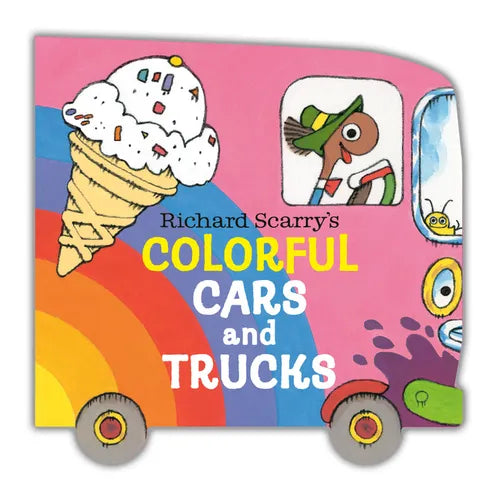 Richard Scarry's Colorful Cars and Trucks - Board Book - - Books