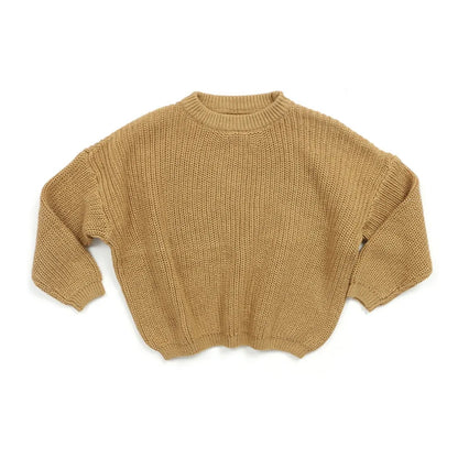 Baby Winter and Autumn Sweaters Dark Beige 5 Years Old