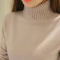 Long Sleeve Slim Fit Knitted Turtleneck Sweater - Kia Day Design