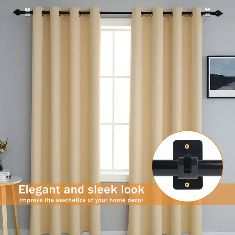 4pc Curtain Pole Brackets - Kia Day Design