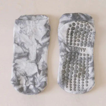 Breathable Tie-Dye Yoga Socks Kia Day Design