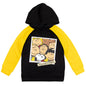 PEANUTS Charlie Brown Snoopy And Friends Little Boys Fleece Hoodie Yellow/Black 5 Kia Day Design