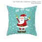 Cartoon Christmas Pillow Cover Kia Day Design
