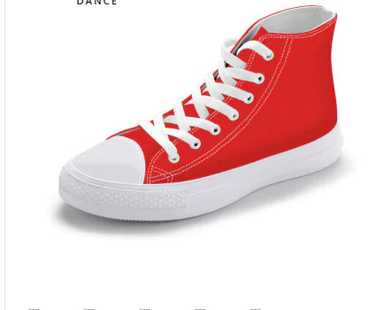 High Top Canvas Sneakers - Kia Day Design