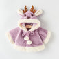 4 Colors Cute Christmas Elk Plush Baby Jacket multi 24M (Size 100) 7