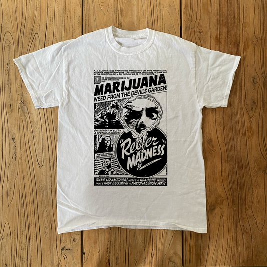 Reefer Madness White T-Shirt - White - T-Shirt
