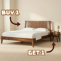 Kaylin Solid Wood Bed Frame - Buy 1 Get 1 WaInut - Bed Frame