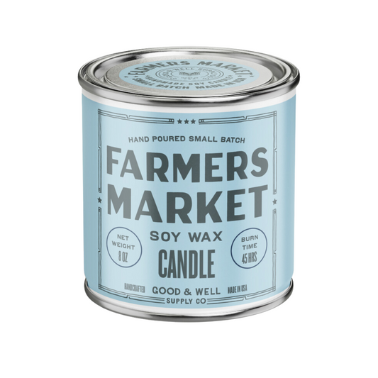 Farmers Market Happy Place Candle - - Candles