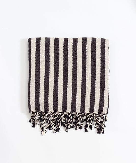 Zebra Cotton Linen Towel - - Towels