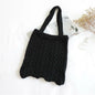 Casual Vintage Womens Shoulder Handbag - Black - handbag