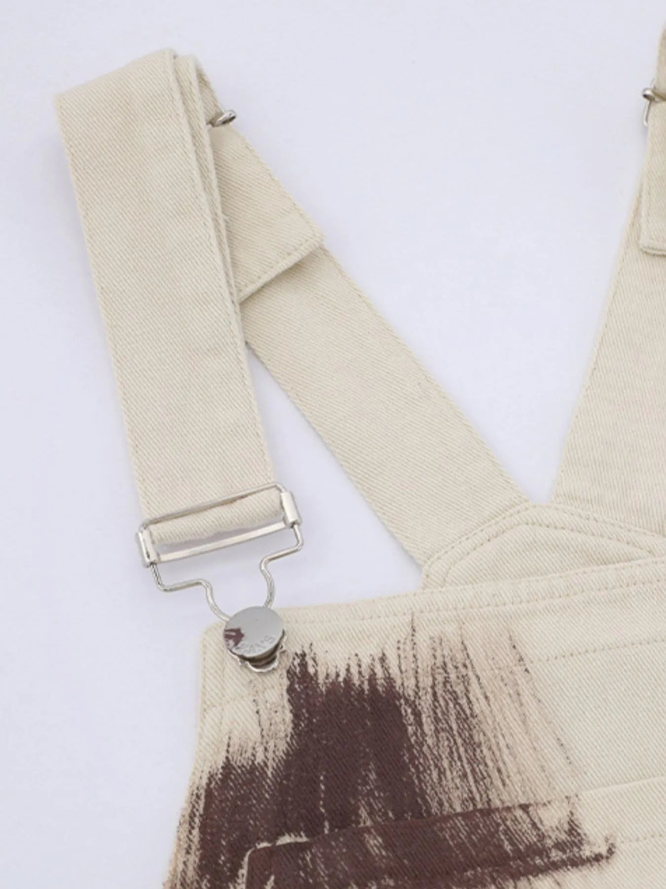 Colorful Wide Leg Overalls - -