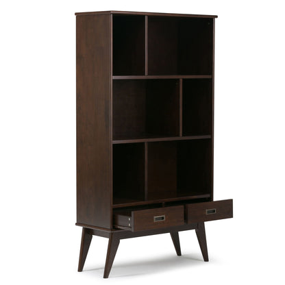 Draper - Mid Century Wide Bookcase And Storage Unit- Unique Piece Furniture- {{Product type}}