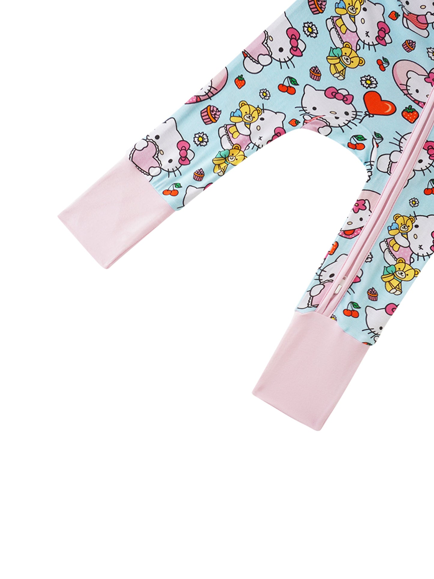 PoshTOT Sanrio Love Hello Kitty Bamboo Baby Convertible Zippy Romper - - Zippy Romper
