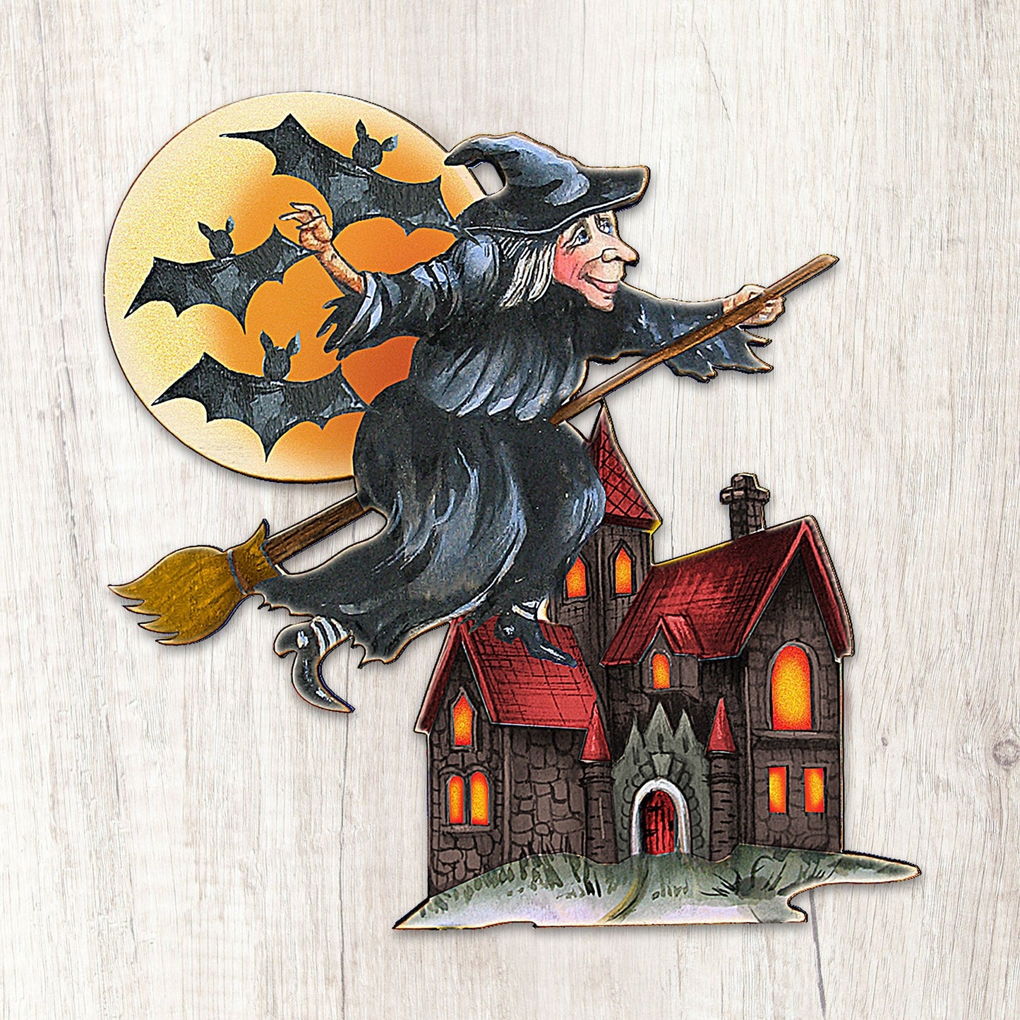 Witch Halloween Door Decor by G. DeBrekht - Thanksgiving Halloween Decor - 8114010H - - Door Hangers