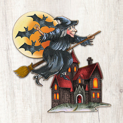 Witch Halloween Door Decor by G. DeBrekht - Thanksgiving Halloween Decor - 8114010H - - Door Hangers