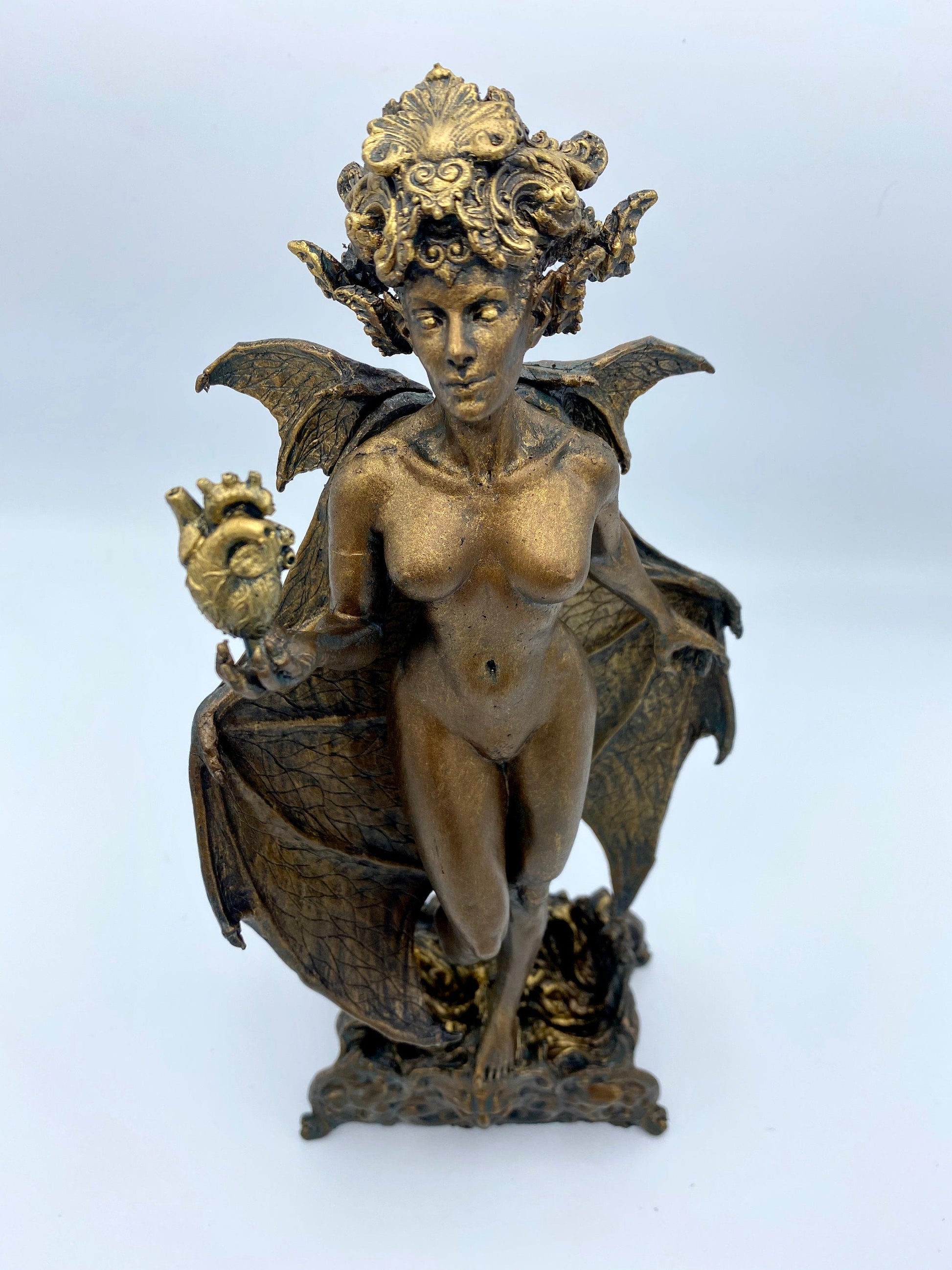 Lilith Statue, Hand Painted Resin Sculpture | Mythic Goddess Figurine |Myths and Legends Character |Altar Statue for Gothic Home Decor - -
