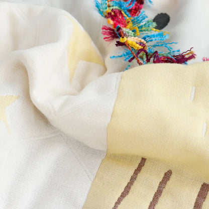 6-Layer Jacquard Gauze Baby Blanket