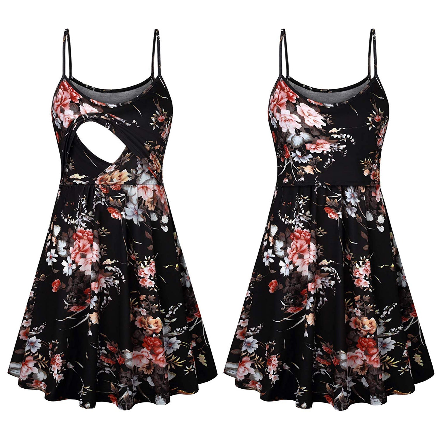 Euro-American Chic Maternity Halter Dress - - dress