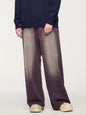Men's Drawstring Wide Leg Comfort Pants - Grape Purple -