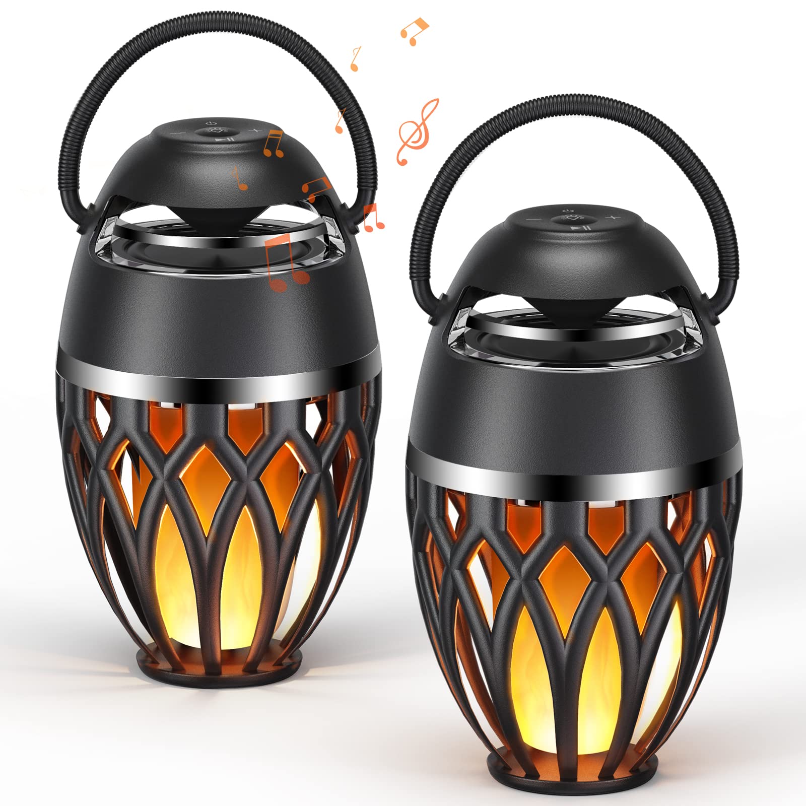FlameTunes Dual Bluetooth Outdoor Speakers - - waterproof speaker