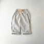 Childrens Linen Pants Blue gray