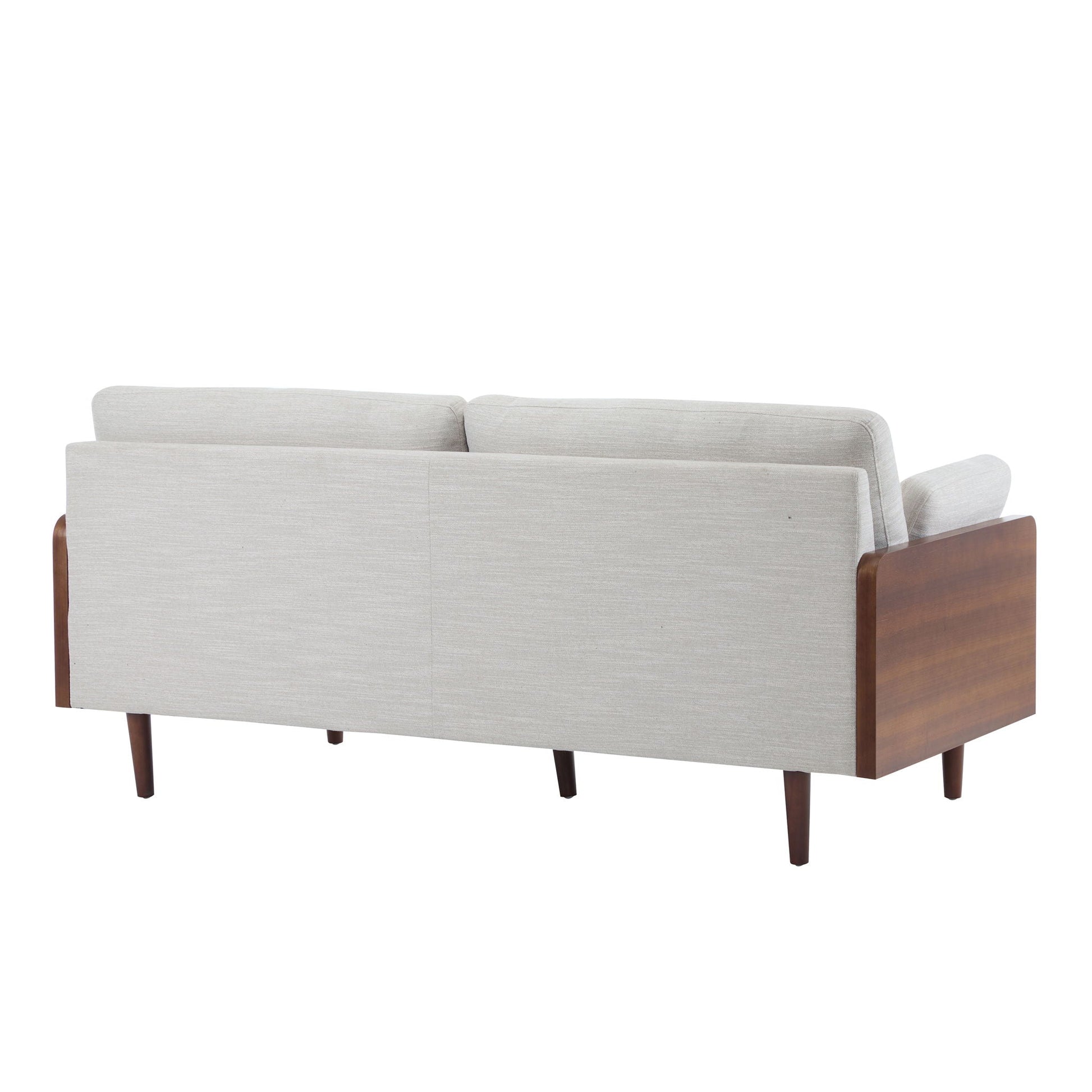 Mid Century Moderne Sofa With Wood Sides- Unique Piece Furniture- {{Product type}}