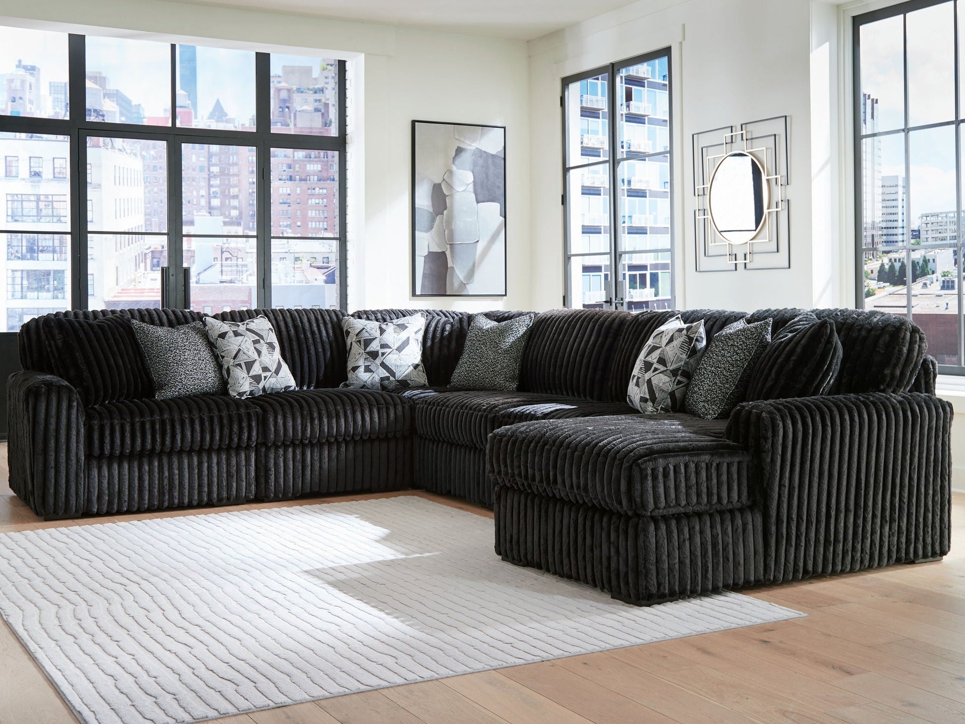 Midnight-Madness - Sectional - - Stationary Sectionals