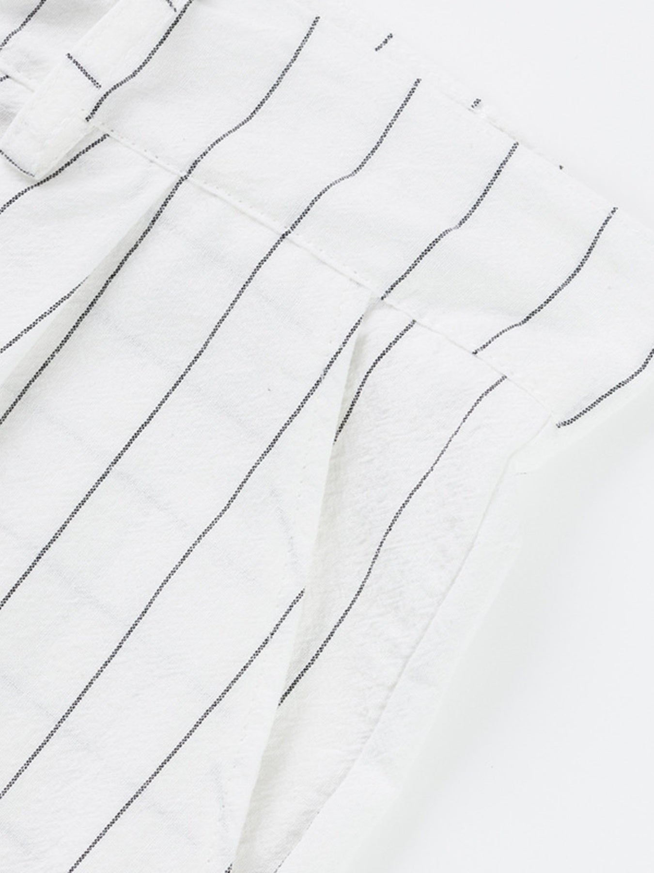 Men's Full Size Striped Wide Leg Pant Plus Size - -