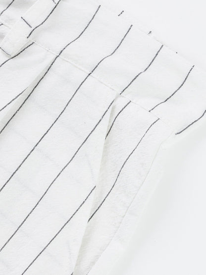 Men's Full Size Striped Wide Leg Pant Plus Size - -