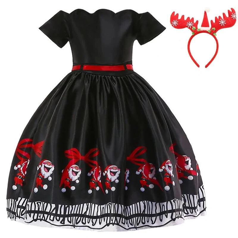 Girls Princess Christmas Dress Formal Wear