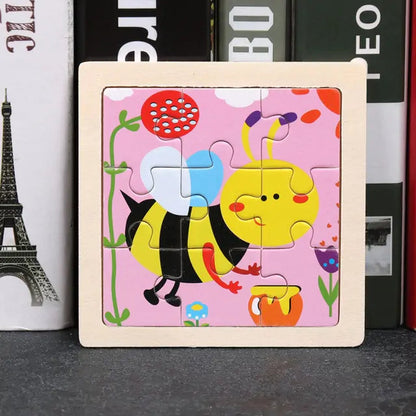 Kids Wooden 3D Puzzle - Kia Day Design
