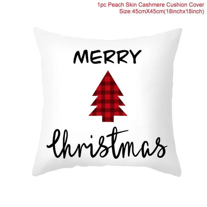 Cartoon Christmas Pillow Cover Kia Day Design