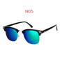 Retro Polarized Sunglasses Green black