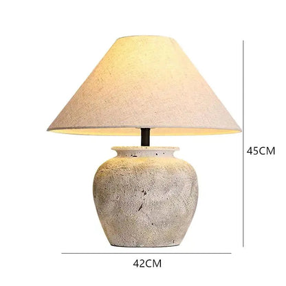 Zhongshan Ceramic Table Lamp - Vintage Japanese Style Kia Day Design
