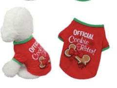 Christmas Costume Clothes For Dog Red Extra Small